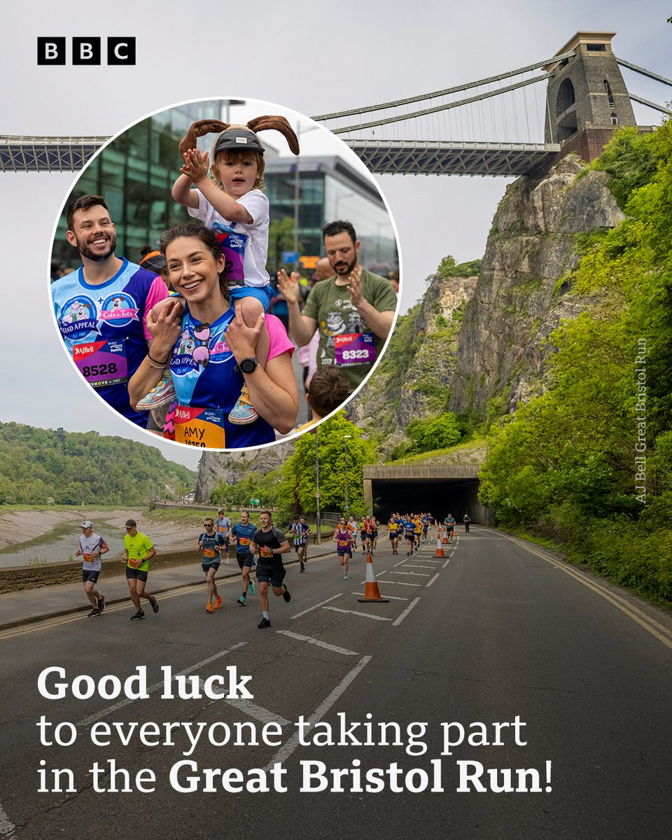 You can do it! 💪🏃 We wish everyone taking part in today's Great Bristol Run the best of luck and don't forget to share your story with us ➡️ bbc.in/4bIaUTu