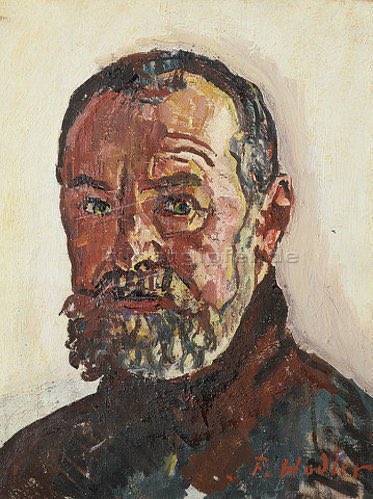 Ferdinand Hodler, der schweizer Maler des Symbolismus und des Jugendstils hat sich immer wieder selbst porträtiert. 14. März 1853 - 19. Mai 1918