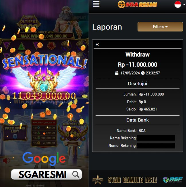 SGARESMI's tweet photo. Selamat kepada Member dengan ID : KRISxxxx yang telah mendapatkan JACKPOT dari SLOT ( PRAGMATIC PLAY )

Dengan Modal KICIK bisa mendapatkan kemenangan hingga proses CAIR WD senilai RP 11.000.000,-.

Pengen seperti ini mari segera Join & Mainkan game kesukaan anda hanya di SGARESMI, dengan min deposit 10K sudah bisa menjadi Calon sultan selanjutnya..!!!

Link Alternatif SGARESMI :
🌐 https://t.co/CIubncohNZ
🌐 https://t.co/3P3DzFTpYF

Contact Support SGARESMI:
📲 Whatsapp SGARESMI : https://t.co/V3X1mWRq5Z
📲 Telegram SGARESMI : https://t.co/gH1qRV1Q2q

#sgaresmi #promosgaresmi #promocakepsgaresmi #pakethematsgaresmi #mesinslot #bandarslot #slotjitu #depositpulsaslot #slotdepositpulsaaxis #depositpulsaaxis #konteraxis #pulsaslotaxis #qris