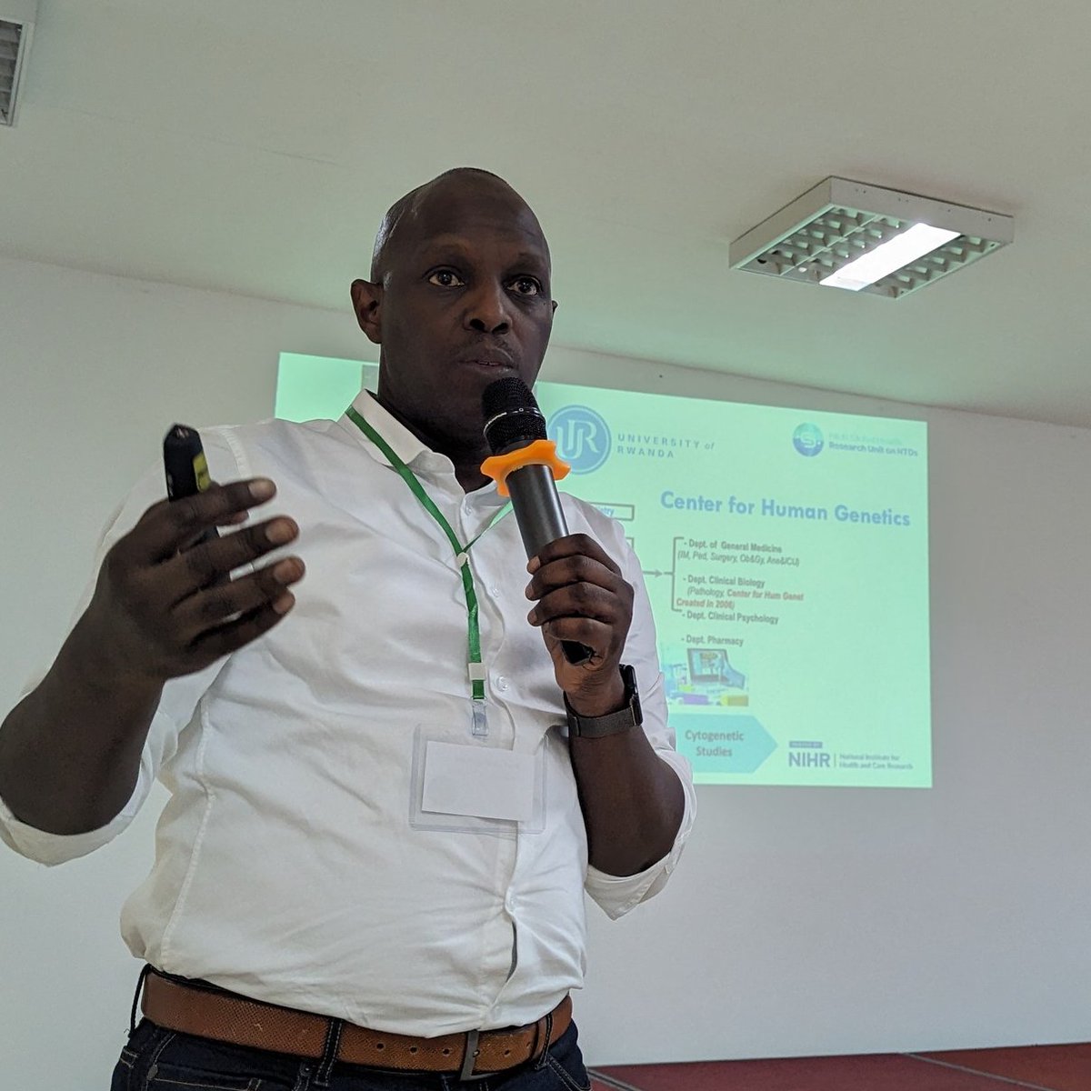 🧬👨🏾‍🔬 We are delighted to announce the launch of the Regional Hub for NTD genetics by Prof Leon Mutesa, Director of the Center for Human Genetics @Uni_Rwanda and PI @NIHRglobal GHRU explains the Hub will allow: 🔹Joint training 🔹Sharing knowledge 🔹Research specific to #NTDs 👏🏾