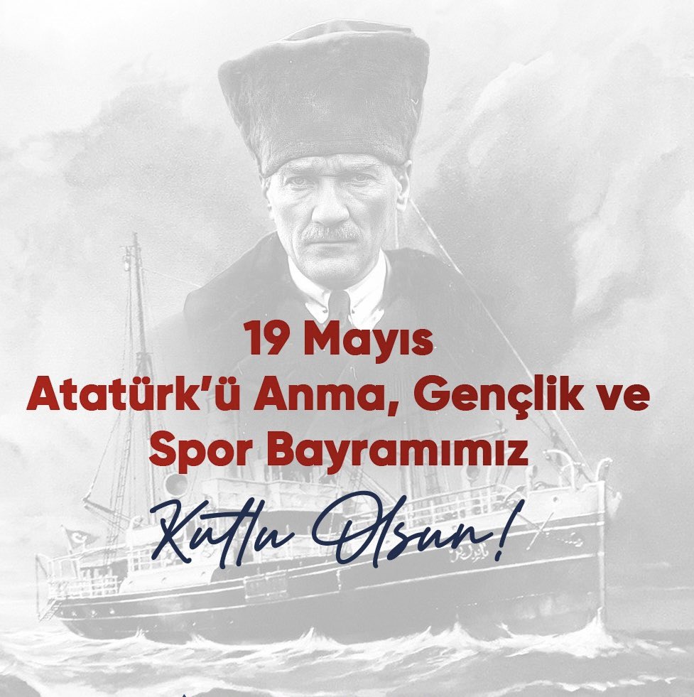 105 yıl önce Gazi Mustafa Kemal Atatürk vatanın bağımsızlığı için çıktığı yolun sonunda, bizlere Cumhuriyeti emanet etti. Bağımsız Türkiye ruhunun mirasçısı olmaya devam edeceğiz. 19 Mayıs Atatürk'ü Anma, Gençlik ve Spor Bayramı'mız kutlu olsun! 🇹🇷 #19Mayıs1919