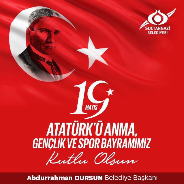 19 Mayıs Atatürk'ü Anma, Gençlik ve Spor Bayramımız kutlu olsun 🇹🇷👏🏻 Başta Gazi Mustafa Kemal Atatürk ve silah arkadaşları olmak üzere istiklâl uğruna mücadele eden tüm kahramanlarımızı rahmetle anıyorum.🇹🇷 #19Mayıs