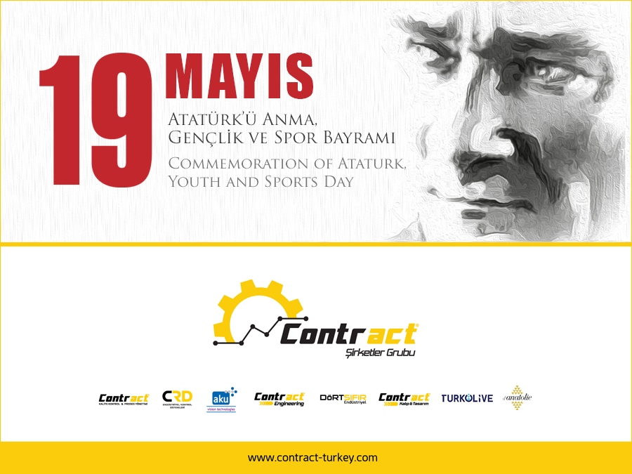 ContractTurkey's tweet photo. Atatürk'ü Anma, Gençlik ve Spor Bayramı Kutlu Olsun | Happy Commemoration of Ataturk, Youth and Sports Day #19mayıs https://t.co/2CMBrvzmsK