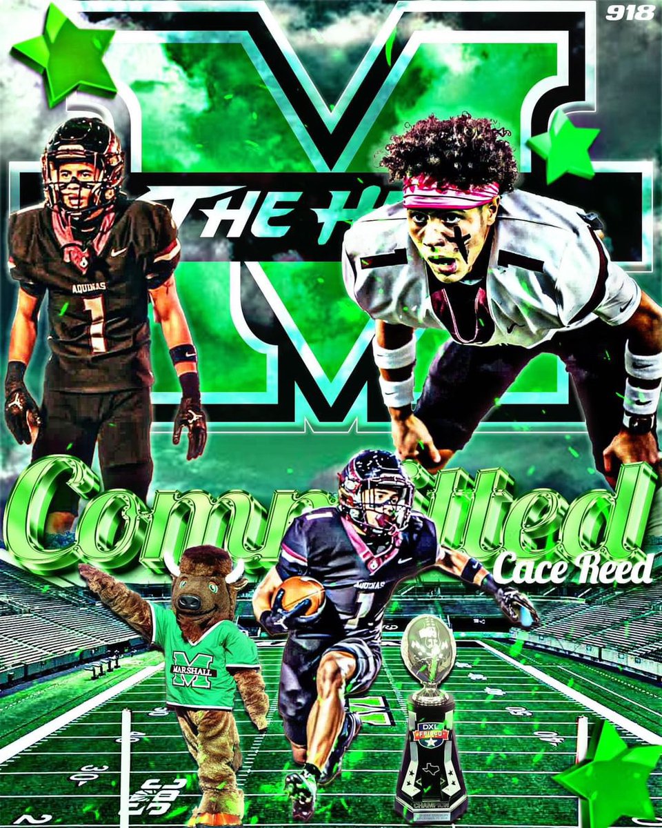 Cace “Creed⚡️” Reed (@cace1reed) on Twitter photo Blessed to announce I will be furthering my athletic career with a PWO at Marshall University #GOHERD @WillDrewMU <a href="/CoachHuff/">Charles C. Huff</a> <a href="/HerdFB/">Marshall Football</a> <a href="/Bouknows9/">Coach Jovon Bouknight</a> <a href="/CoachJGalante/">Johnathan Galante</a> <a href="/STAQfootball/">Saint Thomas Aquinas Football</a> <a href="/falcons_sta/">STA Falcons</a> <a href="/AndrewsRaymone/">Raymone Andrews</a> <a href="/MFTraining_/">MFT Coach Mandy Fain</a> <a href="/CoachMaryland/">David Maryland Jr</a> <a href="/CoachLegette/">Randell Legette</a> <a href="/camdantzler3/">Cam Dantzler</a> Blessed to announce I will be furthering my athletic career with a PWO at Marshall University #GOHERD @WillDrewMU <a href="/CoachHuff/">Charles C. Huff</a> <a href="/HerdFB/">Marshall Football</a> <a href="/Bouknows9/">Coach Jovon Bouknight</a> <a href="/CoachJGalante/">Johnathan Galante</a> <a href="/STAQfootball/">Saint Thomas Aquinas Football</a> <a href="/falcons_sta/">STA Falcons</a> <a href="/AndrewsRaymone/">Raymone Andrews</a> <a href="/MFTraining_/">MFT Coach Mandy Fain</a> <a href="/CoachMaryland/">David Maryland Jr</a> <a href="/CoachLegette/">Randell Legette</a> <a href="/camdantzler3/">Cam Dantzler</a>