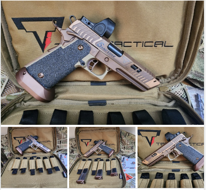 The Sand Viper from Taran Tactical TTI. 🔥 Find one here: bit.ly/3JdLtg5 #tarantactical #Sandviper #gunbroker