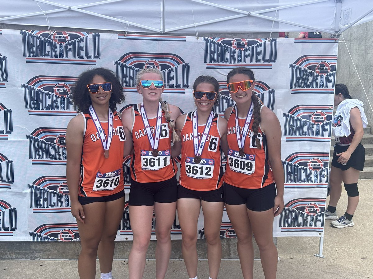 Riley Beard (@rileybeard2024) on Twitter photo What a great way to end my senior year. My 4x100 team placed 3rd at state and broke the 36 year school record with a time of 50.50 seconds! Super proud of this team! <a href="/Evolve__Academy/">Destine Performance</a> @OriginalsKC06 <a href="/mcckc_softball/">MCC Softball</a> <a href="/OG_Activities/">OG Activities</a> What a great way to end my senior year. My 4x100 team placed 3rd at state and broke the 36 year school record with a time of 50.50 seconds! Super proud of this team! <a href="/Evolve__Academy/">Destine Performance</a> @OriginalsKC06 <a href="/mcckc_softball/">MCC Softball</a> <a href="/OG_Activities/">OG Activities</a>