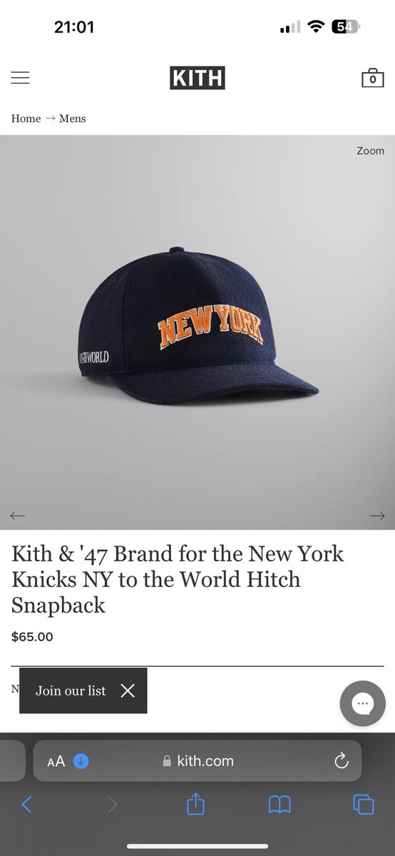 i’m gonna call this one his emotional support kith summer hat