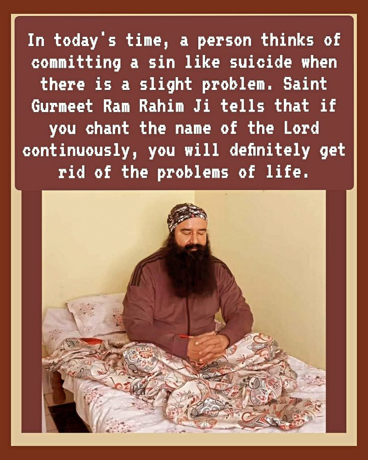 Life is so beautiful. We can take most of it by practicing method of meditation and becoming capable of God's benevolence. Saint Ram Rahim Ji says to do meditation regularly to boost soul power and achieve eternal joy by getting rid of all problems of life. #BenefitsOfMeditation