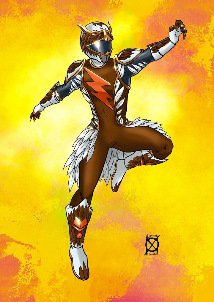 COMMISSION PROMOS OPEN (starts at $15) @officialarmoredtokuheroespage Brown Owl Protector! I only did some refinement to their original concept art. Art by me// hashtags for algorithm #powerrangers #supersentai #kamenrider #ultraman #tokusatsu #ameritokufans #ath