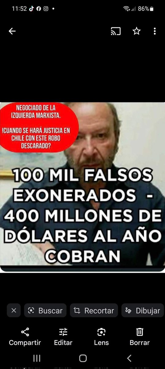 POR NOMBRAR ALGUNOS LA SENADORA ALLENDE Y EL DIPUTADO NARANJO DEBEN SER INVESTIGADOS... POR LOS MILES DE FALSOS EXONERADOS....🤬🤬🤬🤬🤬🤬🤬