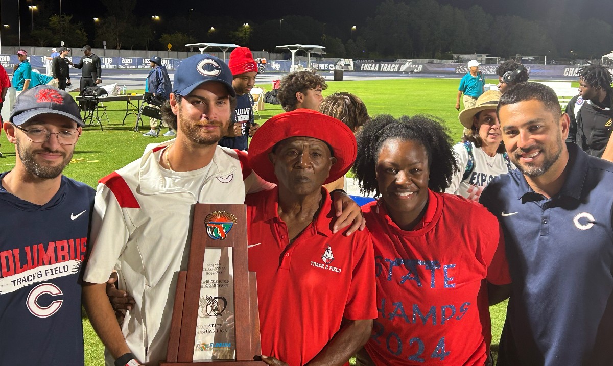 ColumbusHS_Mia's tweet image. BREAKING NEWS: Congratulations to our Columbus Explorers for winning the 2024 FHSAA Class 4A Co-State Champions in Track &amp;amp; Field! Shoutout to head coach Danny Areces and all the dedicated assistants for their hard work throughout the season. #CPride #Adelante