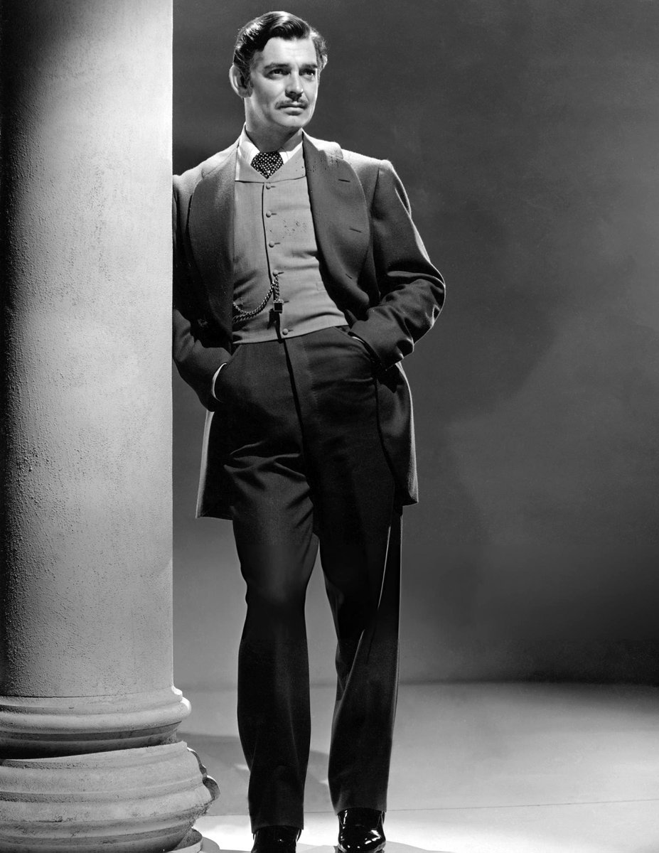 Clark Gable in a promotional portrait for Gone with the Wind, 1939.