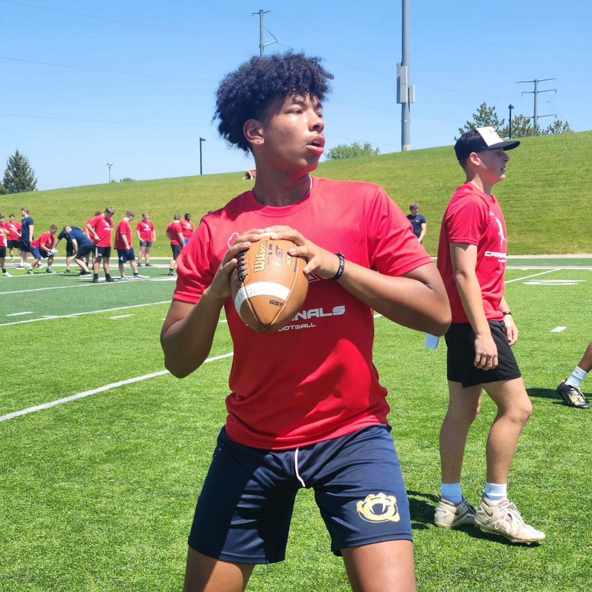 SAGINAW VALLEY STATE PROSPECT CAMP 5/18/24 The Quarterbacks @rbrady1313 @svsu_football @CoachMacCarruth @CoachDLew20 #svsu @axel_newell @QBHitList @LawrenceWellsl1 #TheUnitMidwestRecruitment