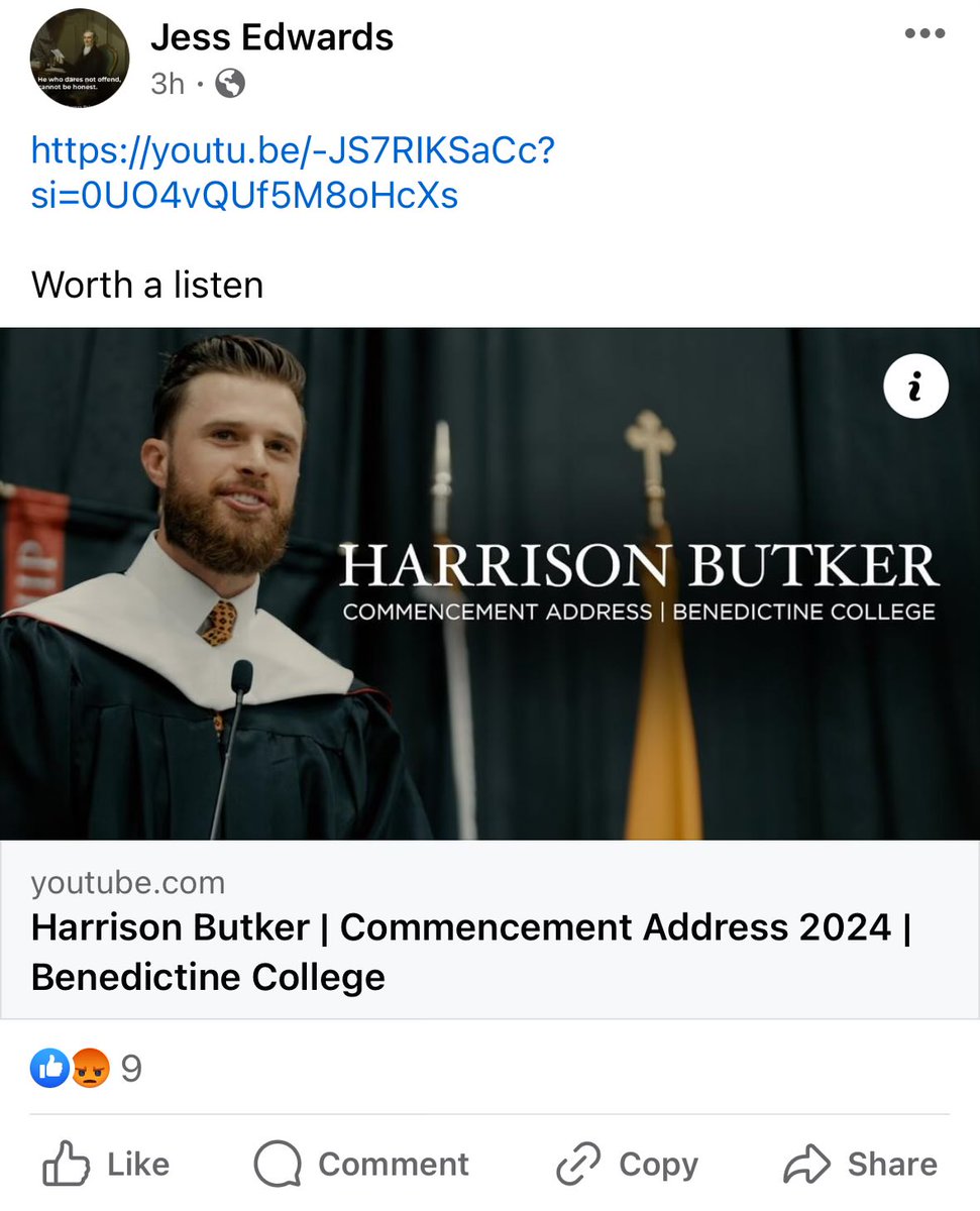 @NHGOP Rep @NHRepEdwards who recently advocated for marriage to “ripe, fertile” 16-year-olds, is now sharing @buttkicker7’s right wing speech where he said that most women graduates were more excited about getting married and having children than their careers… #NHPolitics