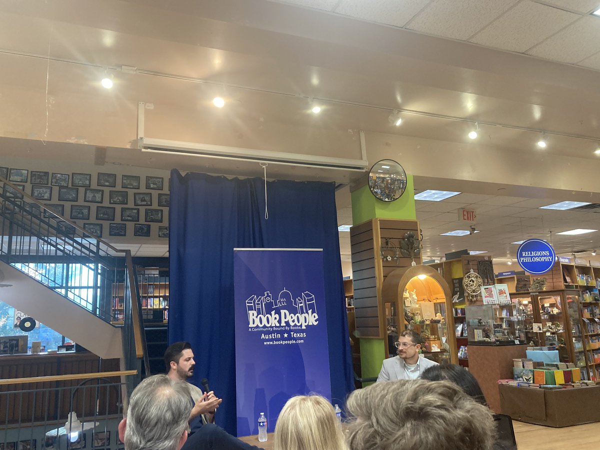 A very interesting talk @BookPeople from @Mike_Hixenbaugh about his new book, They Came for the Schools.