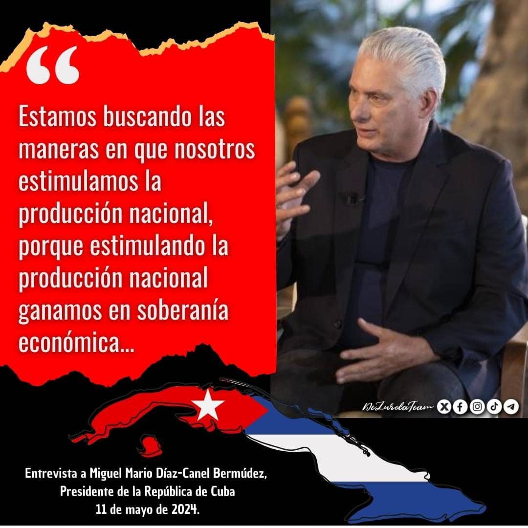 #YoSigoAMiPresidente 
#AgroalimPorCuba