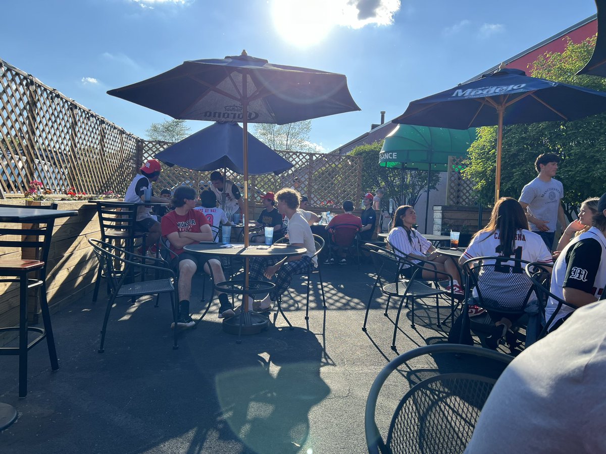 Congrats to our ten seniors!!!
On senior night, the Mustangs get the job done against the Bremen Braves with 15-4 win. Team dinner at Emilio’s in Highland, IN afterwards. Roll Stangs! ⚾️⚾️