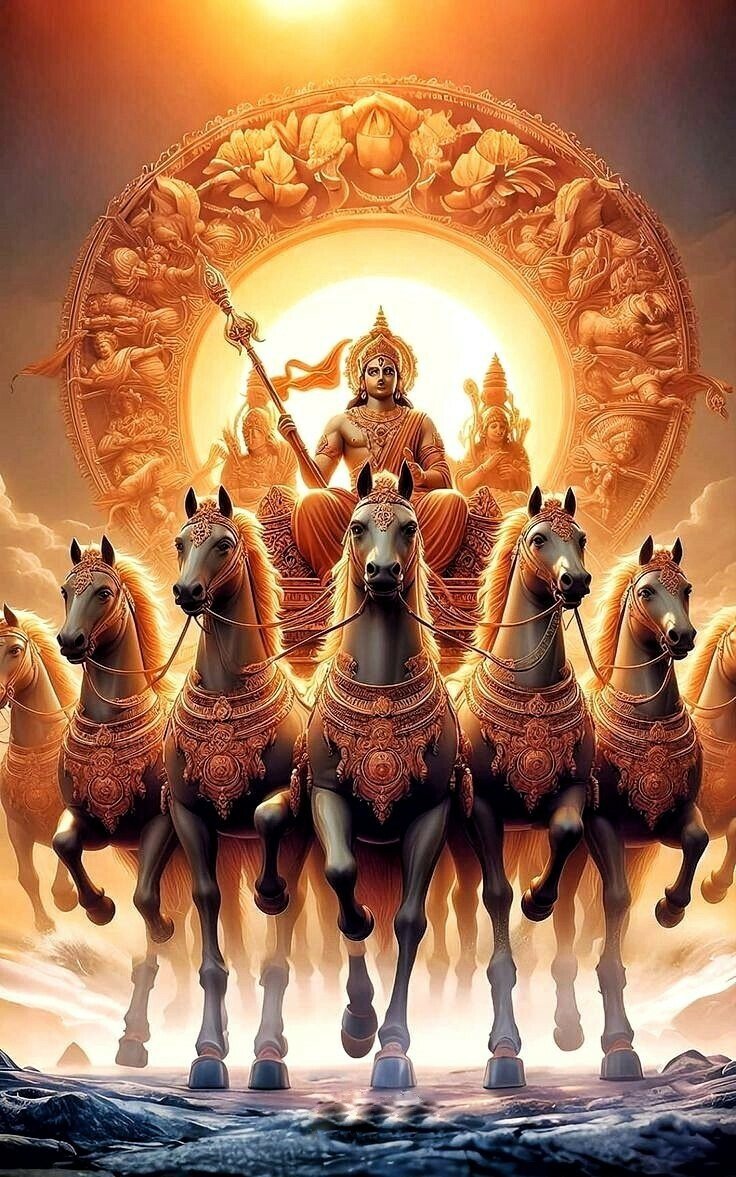 ॐ जय सूर्य भगवान, 
    जय हो दिनकर भगवान।। 

ॐ सूर्य देवाय नम:।। 🙏🚩