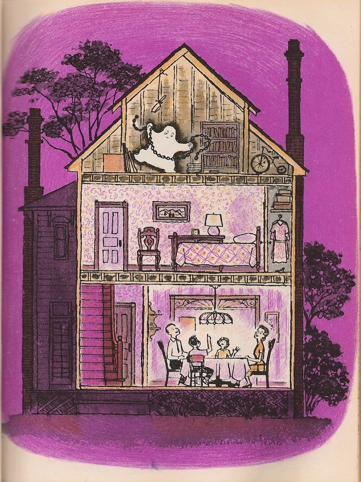How about a nice ghost story tonight? “What’s A Ghost Going To Do?” (1979) and Gus Was A Friendly Ghost” (1961) by author Jane Thayer and illustrated by Seymour Fleishman. 
#ghoststory #horrorfamily