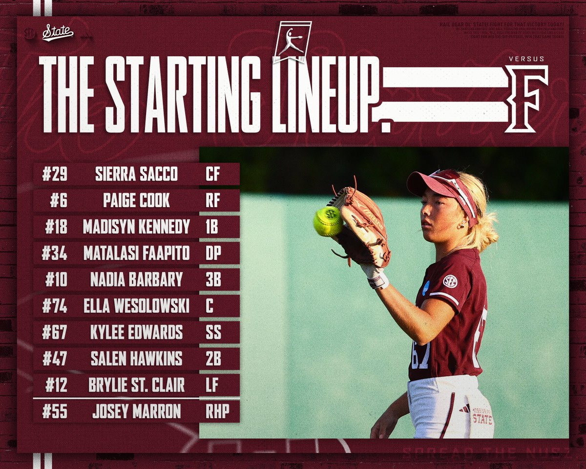 First pitch is set for 9:50 p.m. CT against Cal State Fullerton on ESPN+ 📊 hailst.at/3UPwleg 📺 hailst.at/3ULzs6X #HailState🐶