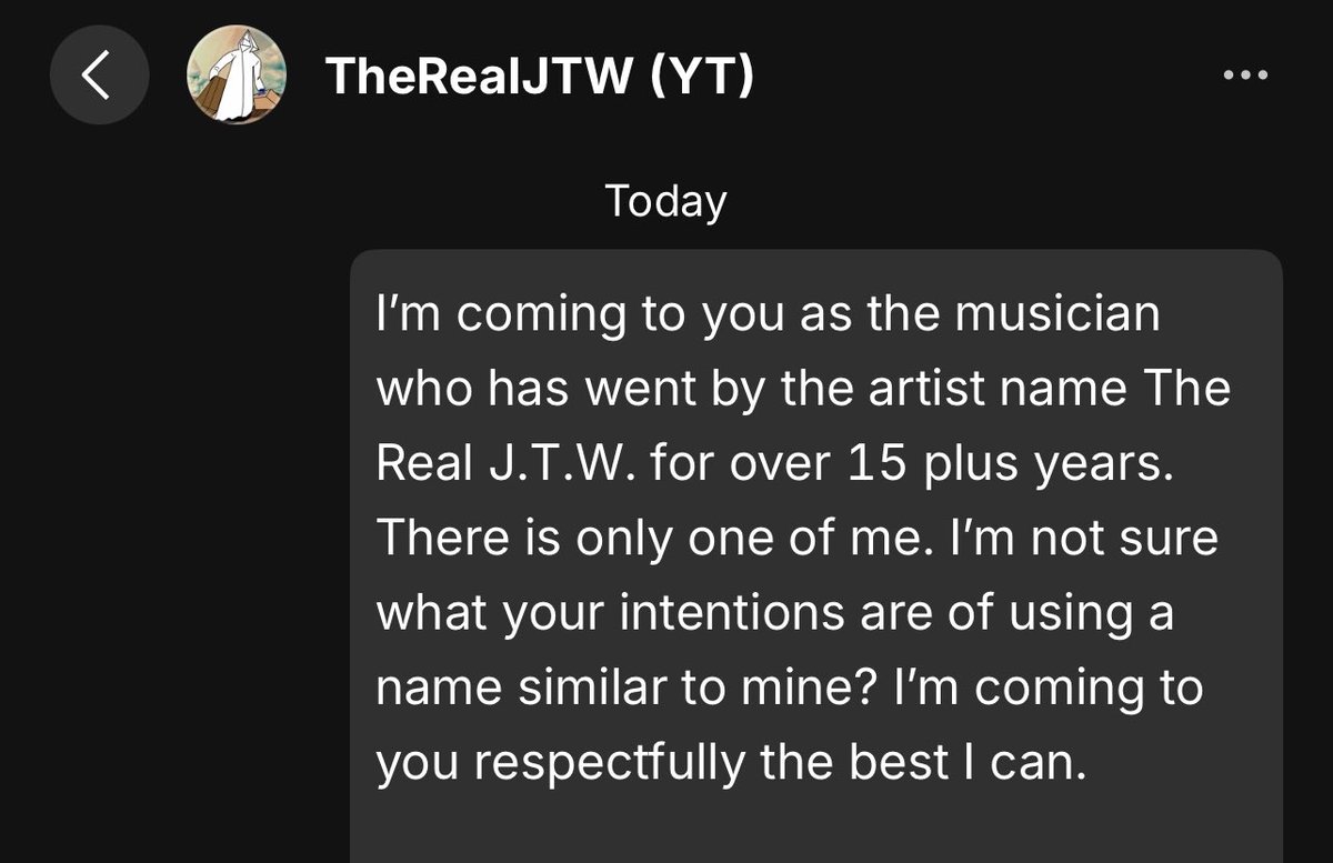 TherealJtw93's tweet photo. @TheRealJTWOG 

I contacted you on SoundCloud through messenger, this is a big concern to me. Respectfully get in touch with me! And let’s talk artist to artist! https://t.co/LOjqhvKGj0