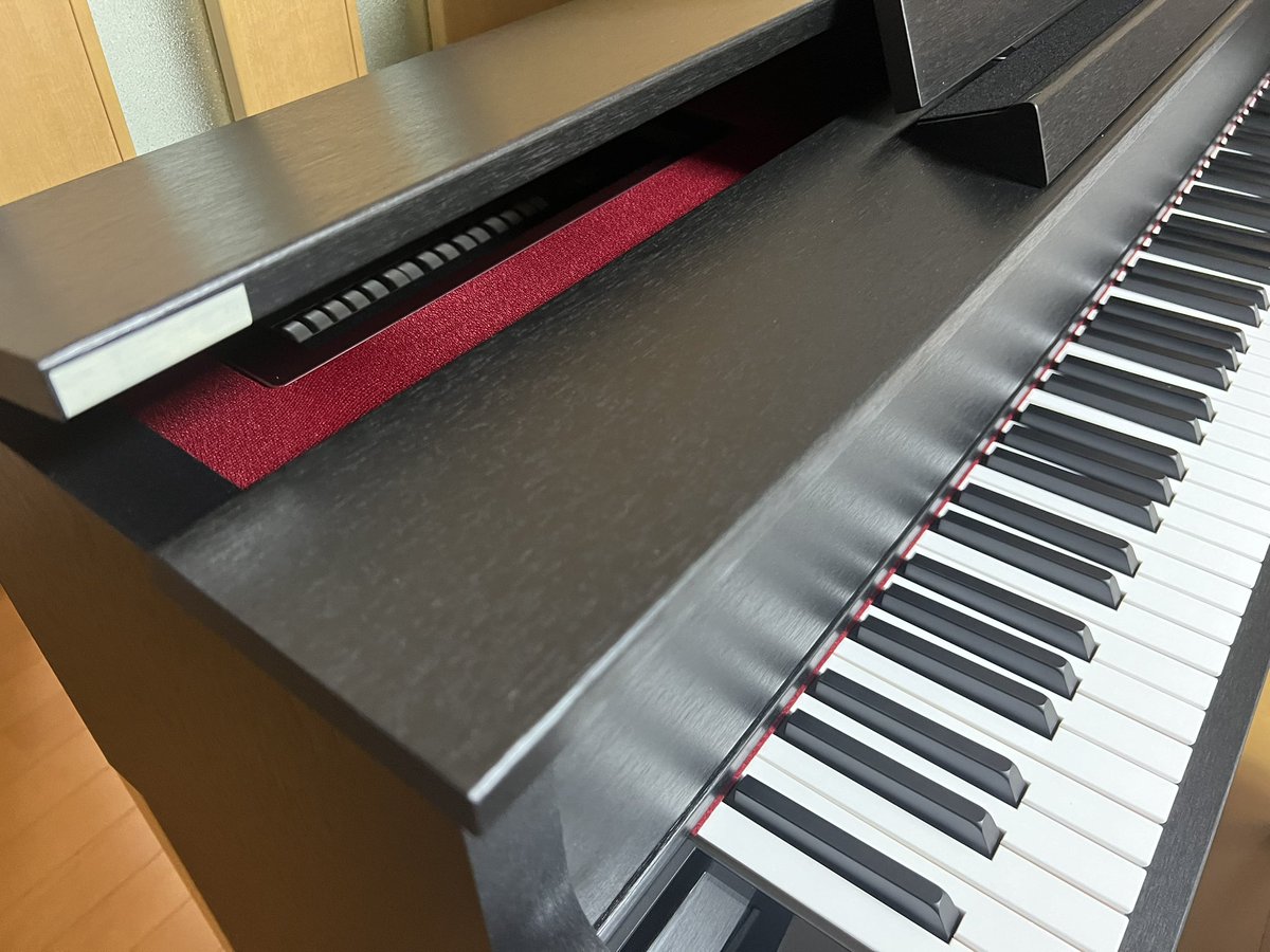 pon_channel_13's tweet photo. 🐍👶🎹設置完了✅

大興奮🤩

#ピアノ
#CASIO 
#GP310
#ハイブリッドピアノ https://t.co/sO0Im5QtyJ