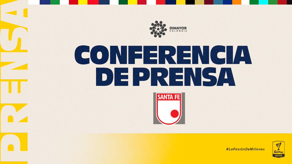 Sigue la conferencia de prensa de @SantaFe 🎙️⚽️👉 youtube.com/watch?v=qRFtGv…