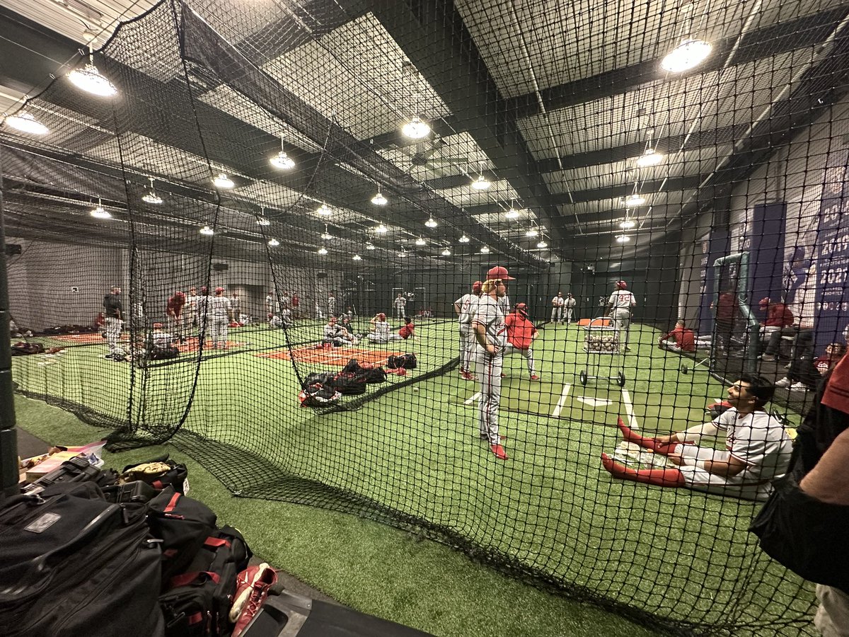 These bama players aren’t so bad. Spending the rain delay with them has been pretty fun.
