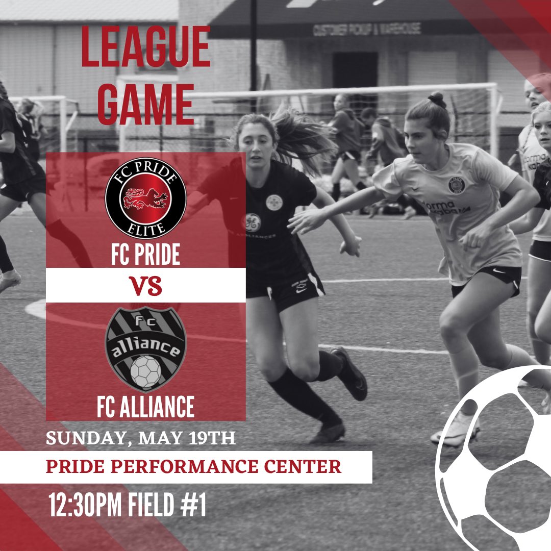 Come watch us play tomorrow!

ECNL ⚽️ 
📅 Sunday, May 19th
🆚 Fc Alliance
⏰ 12:30 PM ⬇️
📍  Pride Performance Center 

ECRL ⚽️
📅 Sunday, May 20th
🆚 Fc Alliance 
⏰ 12:30 PM ⬇️
📍 Lawrence Soccer Complex Field 1 

@FCPGirlsEcnl @ECNLgirls @ImYouthSoccer @ImCollegeSoccer