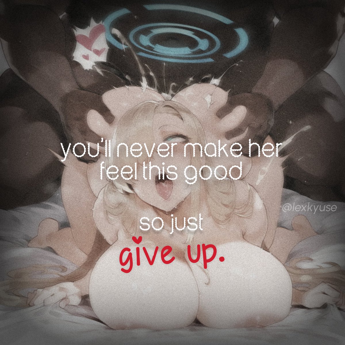 Don't forget, she has needs too~ 💛