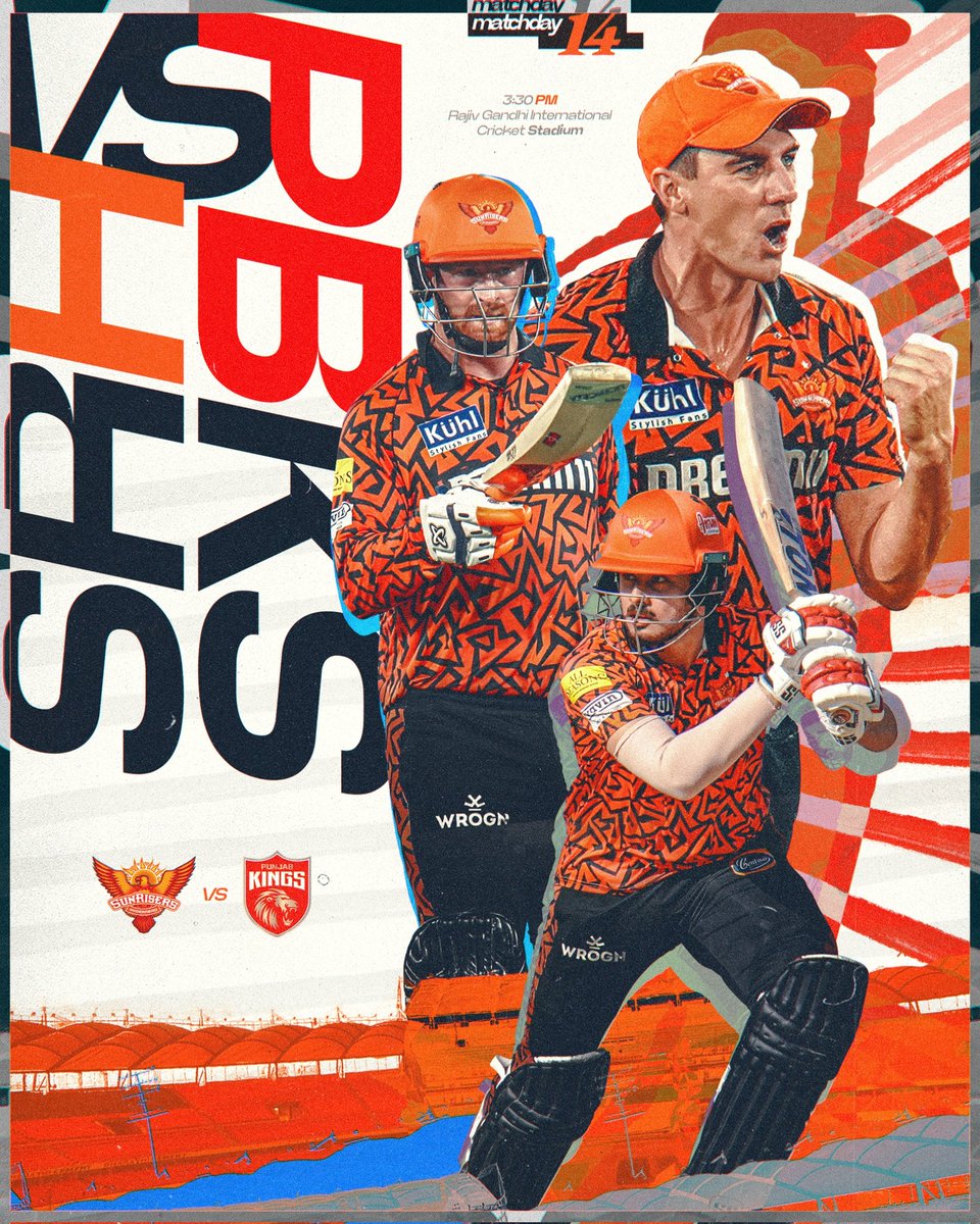 MATCHDAY MODE 🔛🤩 Time to turn up the heat and #PlayWithFire in our final home game of #IPL2024 🧡🔥 #PlayWithFire #SRHvPBKS