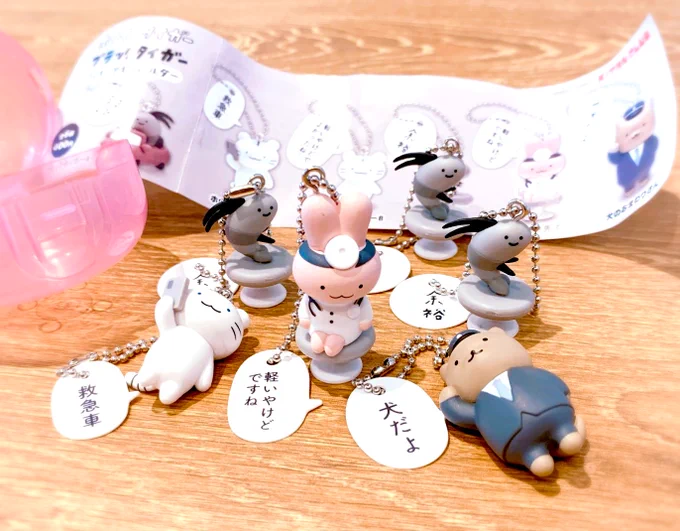 これだけは行かねばならぬガチャを回してきました
初のフィギュア化です㊗️🐅🦐🐰🐶
うさぎ先生が出てくれてよかった🐰🩺🥼
#ホワイトタイガーとブラックタイガー 