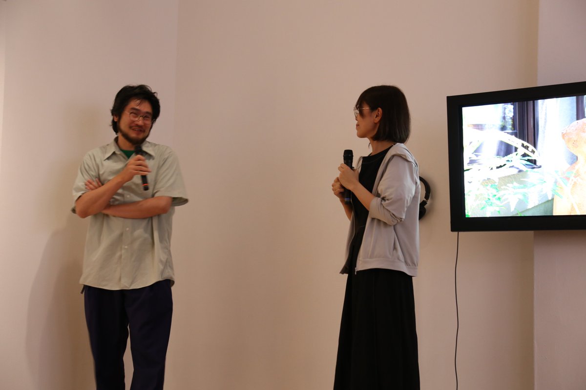 【#TOKAS本郷】「TOKAS-Emerging 2024」第2期 昨日5/18(土)にアーティスト・トークを開催しました。ゲストの副田一穂氏 (愛知県美術館主任学芸員)とともに、各アーティストが展示作品について話しました。多数のご来場ありがとうございました！展覧会は6/16(日)まで。 tokyoartsandspace.jp/archive/exhibi…