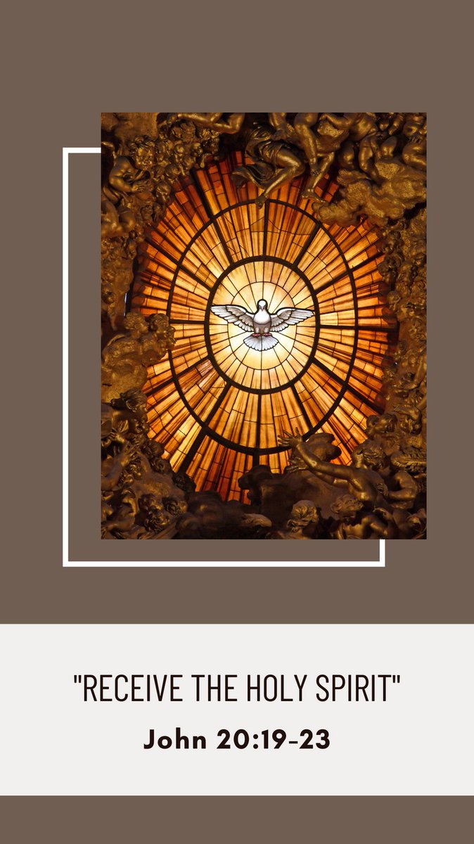 As the Father has sent me, so I send you…Receive the Holy Spirit.' - #GospelofJohn 20:19-23 📷 Bernini's Holy Spirit Window, St Peter's Basilica, Rome / © paologallophoto via #GettyImages. #Catholic_Priest #CatholicPriestMedia #Pentecost