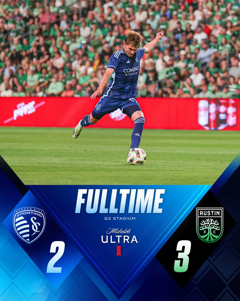 Final from Austin. Back at home on Tuesday for U.S. Open Cup Round of 16. #ATXvSKC | @MichelobULTRA