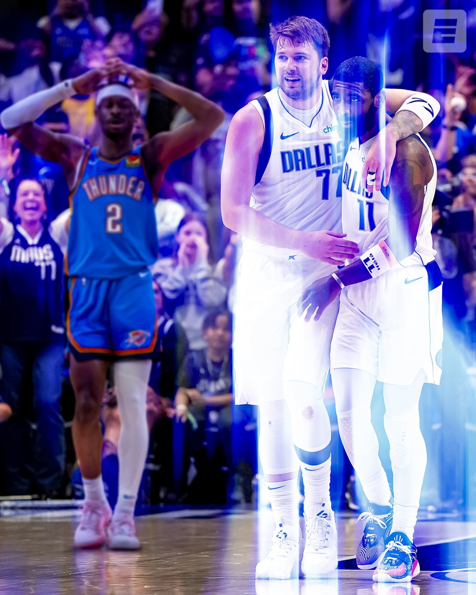 ON TO THE CONFERENCE FINALS‼️ The Mavs' aura is too much for SGA and the Thunder as Dallas eliminates OKC to advance 🪄