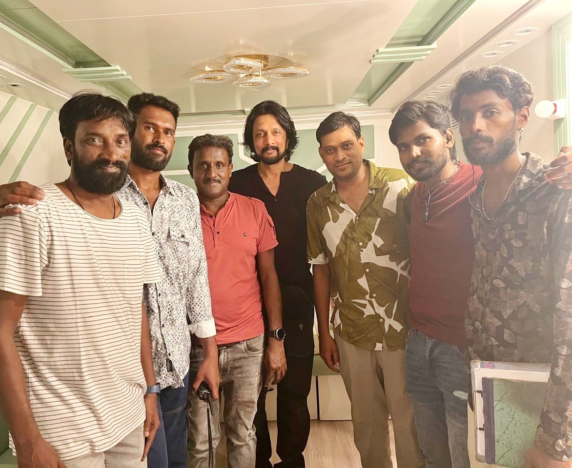 #MaxTheMovie #ShootingDiaries #Max #ShootingDiaries Its a wrap... As a #Co_Director of the film, a snap with multi talented @KicchaSudeep sir with loads of 10+ months memorable shooting moments and planning moments with greater experience of learnings and