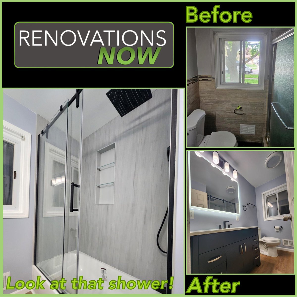 😍🔥 #RenovationsNow ✅ 

#homeimprovement #bathroomdesign #macombcounty #remodel #style