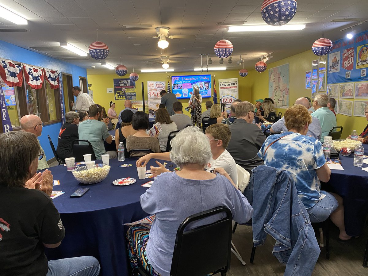 VoteReference's tweet image. Thank you ⁦⁦@merissahamilton⁩ for hosting ⁦@VoteReference⁩ ⁦@GinaSwoboda⁩ and educating the grassroots on the dangers of Ranked Choice Voting! #StopRCV Arizona- DON’T SIGN for ‘open primaries’ It’s RCV in disguise!