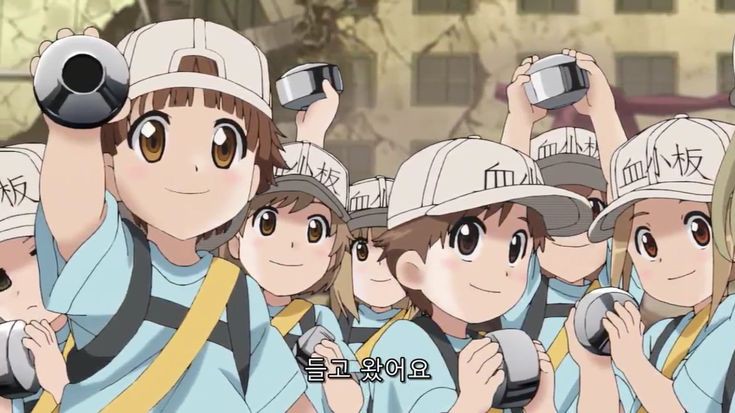 WBC_U1146's tweet photo. “ ขอมาเสริมนิดหน่อยน่ะนะ ”

“ ในภาคของฉัน หรือ Hataraku saibou จะเป็นภาคหลัก โดยเน้นไปที่การทำงานของระบบร่างกายมนุษย์ที่ยังไม่ค่อยซับซ้��นมากเท่าไหร่นัก และดำเนินเนื้อเรื่องคล้ายๆชีวิตประจำวันของเซลล์ภายในร่างกาย ว่าจะต้องเจออะไรบ้าง ทั้งแผลถลอก หรือเชื้อไวรัสต่างๆ เป็นต้น ”

+ https://t.co/0kYpnXqyez