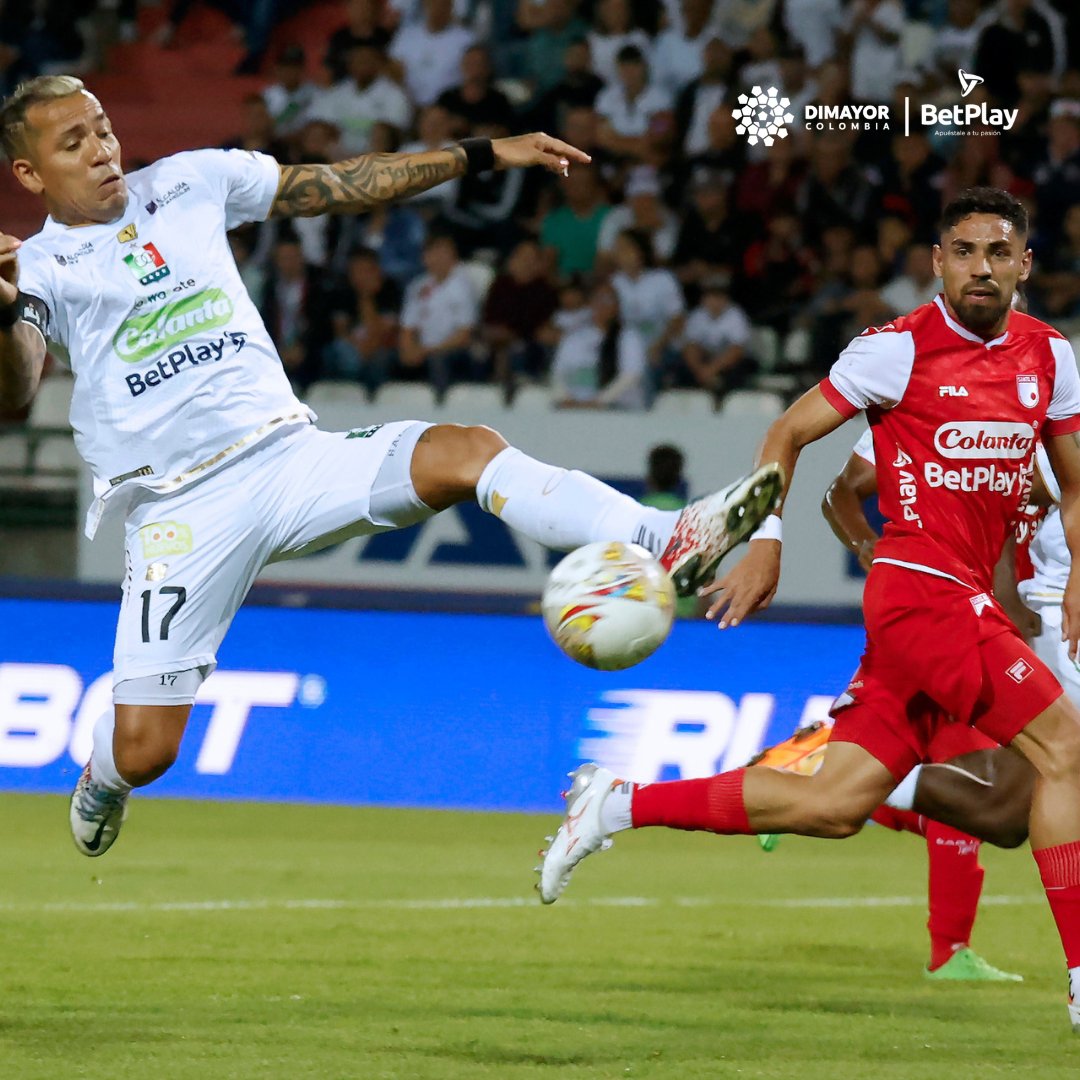 ¡@oncecaldas 𝘆 @SantaFe 𝗲𝗺𝗽𝗮𝘁𝗮𝗿𝗼𝗻 𝗲𝗻 𝘂𝗻 𝘃𝗶𝗯𝗿𝗮𝗻𝘁𝗲 𝗰𝗼𝗺𝗽𝗿𝗼𝗺𝗶𝘀𝗼! 🙌

📸 Mira los mejores momentos del partido en nuestra #Galería

#LaPasiónDeMillones