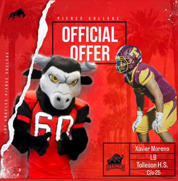 xavier_moreno7's tweet photo. After a great talk with @coach_esteen I’m blessed to say I have received my first offer from @LAPierceFB 
@CoachWellbrock @griffwellbrock @thtguycy @WillieATuckerSr https://t.co/sunuaPkLIT