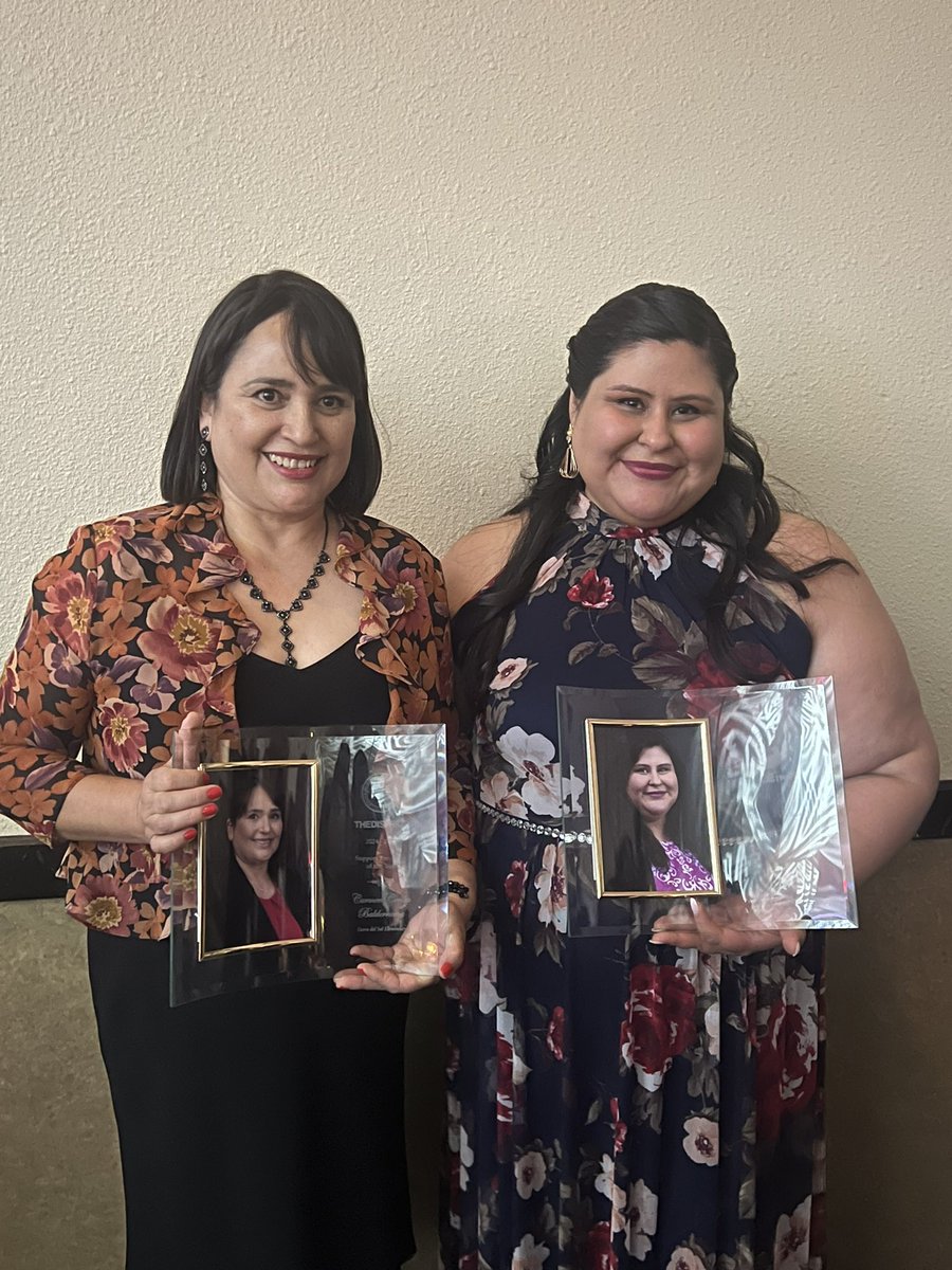 Congrats to our SOY AND TOY of the year: Ms. Carmen Balderrama and Ms. Giselle Corral. We are so proud of you and we thank you for your dedication to our school and students @TierraDelSol_ES.