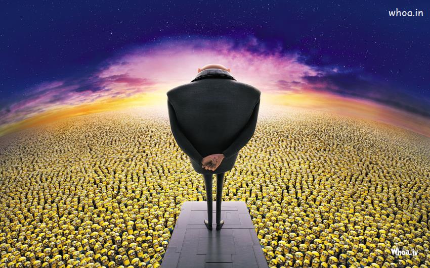 it's giving gru with his minions