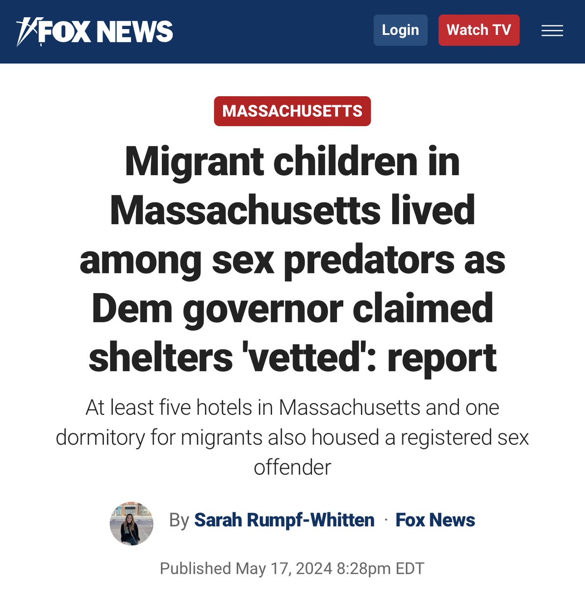 After a Haitian migrant r*ped a disabled girl in a housing facility, the Gov of MA (D) assured residents that everybody entering the migrant housing was thoroughly vetted. Turns out there’s multiple s*x offenders living with children. Massachusetts is an illegal haven because