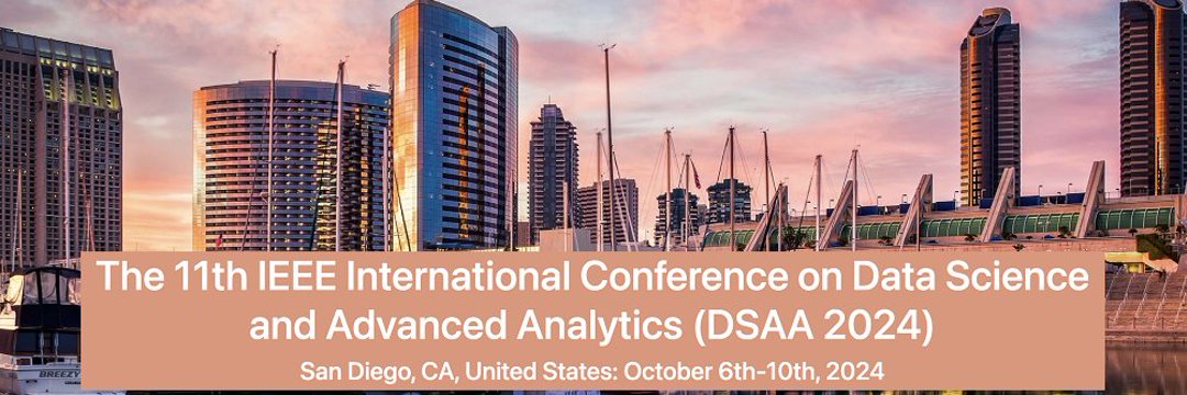 IEEE DSAA 2024 (@ieeedsaa) on Twitter photo If your submission didn't make it to <a href="/kdd_news/">SIGKDD 2025</a>, don't worry! Submit your revised work to IEEE DSAA 2024. The deadline is May 20th. dsaa2024.dsaa.co If your submission didn't make it to <a href="/kdd_news/">SIGKDD 2025</a>, don't worry! Submit your revised work to IEEE DSAA 2024. The deadline is May 20th. dsaa2024.dsaa.co
