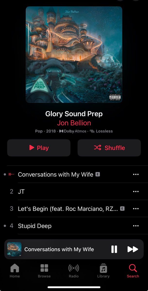 This album may genuinely be my favorite album of all time. Jon Bellion really is the GOAT