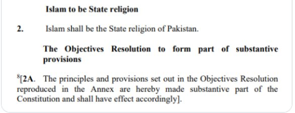 If one compares what happened to the word GOD in original Pakistan Objectives Resolution and the one that is now inserted via Art 2A to change the Dharmik character into an One Nation One GOD and the current situation there we can appreciate Tana Shah's understanding as correct