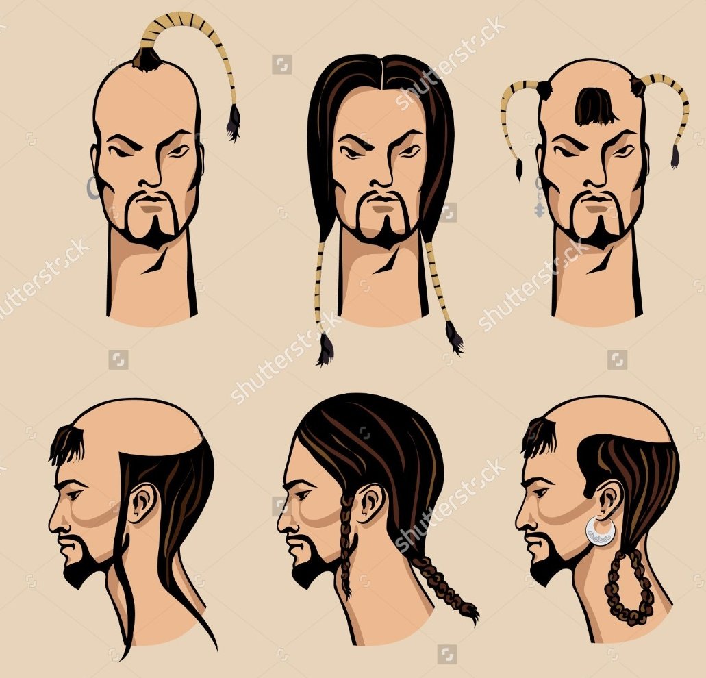 I just realized why Zuck has that weird haircut, and it's for the same reason that Mongolians invented the craziest haircuts, I actually think it's kind of brilliant at least I thought the Mongolians' idea was. These are a few. There are MANY more awesome ones.🐈