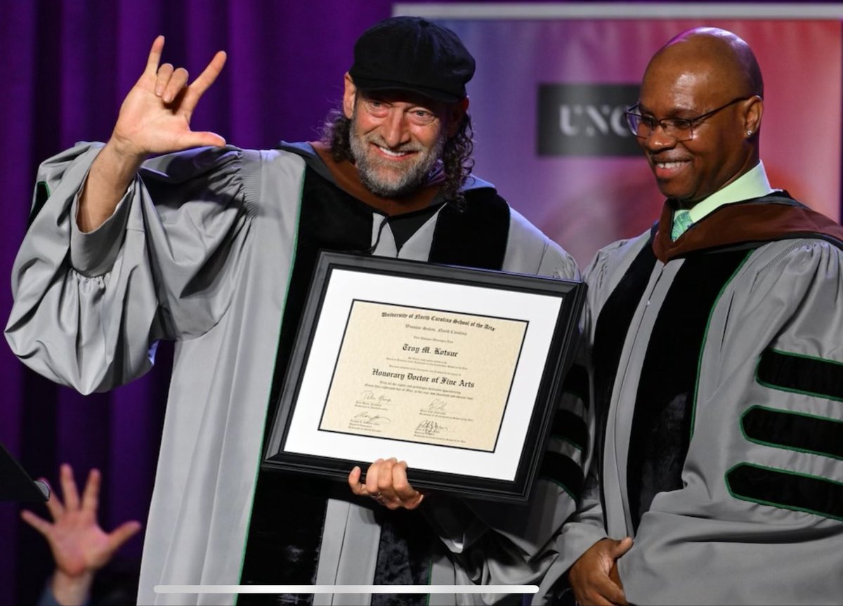 Thank you for recognizing my years of work and commitment to arts. Honorary Doctorate from University of North Carolina School of Arts. A proud moment for my family today. @UNCSchoolofArts @imdbpro @THR @Foundation_ @TheAcademy @sagaftra